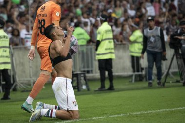 Rio de Janeiro, Rio de Janeiro, Brezilya - 05 Aralık 2024. Brezilya şampiyonluğu için Fluminense x Cuiaba.                   