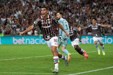 Rio de Janeiro, Rio de Janeiro, Brezilya - 05 Aralık 2024. Brezilya şampiyonluğu için Fluminense x Cuiaba.                   