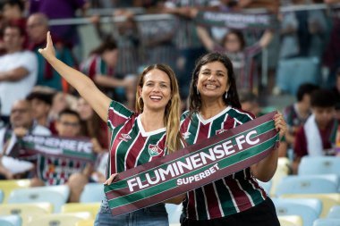 Rio de Janeiro, Rio de Janeiro, Brezilya - 05 Aralık 2024. Brezilya şampiyonluğu için Fluminense x Cuiaba.                   