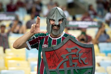 Rio de Janeiro, Rio de Janeiro, Brezilya - 05 Aralık 2024. Brezilya şampiyonluğu için Fluminense x Cuiaba.                   