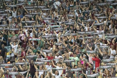 Rio de Janeiro, Rio de Janeiro, Brezilya - 05 Aralık 2024. Brezilya şampiyonluğu için Fluminense x Cuiaba.                   