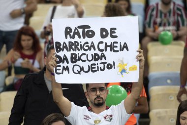 Rio de Janeiro, Rio de Janeiro, Brezilya - 05 Aralık 2024. Brezilya şampiyonluğu için Fluminense x Cuiaba.                   