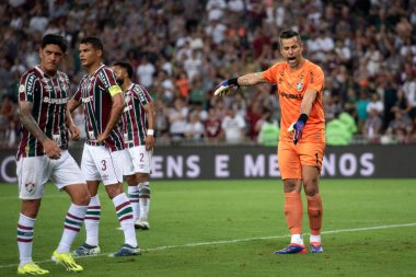 Rio de Janeiro, Rio de Janeiro, Brezilya - 05 Aralık 2024. Brezilya şampiyonluğu için Fluminense x Cuiaba.                   