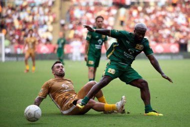 Rio de Janeiro (RJ), 12 / 28 / 2024 - All-STAR Oyun 2024 - Etkileyici Negrete. Brezilya 'nın Zico' nun düzenlediği en büyük yardım etkinliği olan Maracan 'daki 20..