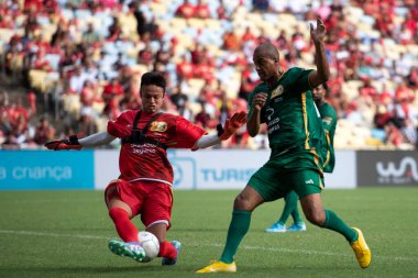 Rio de Janeiro (RJ), 12 / 28 / 2024 - 2024 All-STAR MaME - Marcello Melo Junior, aktör ve Matheus Gonze, etkili. Brezilya 'nın Zico' nun düzenlediği en büyük yardım etkinliği olan Maracan 'daki 20..