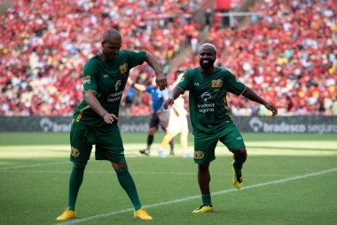 Rio de Janeiro (RJ), 12 / 28 / 2024 - 2024 All-STAR Maçı - Marcello Melo Junior, aktör ve zenci, etkili. Brezilya 'nın Zico' nun düzenlediği en büyük yardım etkinliği olan Maracan 'daki 20..