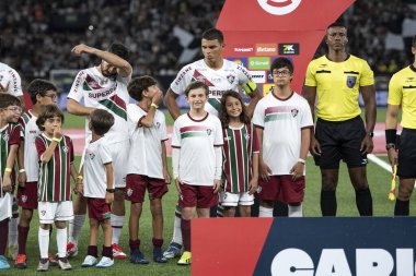 Rio de Janeiro (RJ), 29 / 01 / 2025 - BOTAFOGO X FLUMINENSE - Botafogo ve Fluminense for the Campeonato Carioca at Nilton Santos.                   