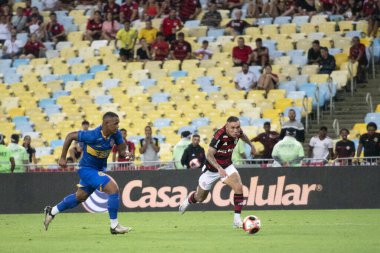 Rio de Janeiro (RJ), 30/01/2025 - FLAMENGO X SAMPAIO CORREA - Match between Flamengo x Sampaio Correa for the Campeonato Carioca at Maracan.                       clipart