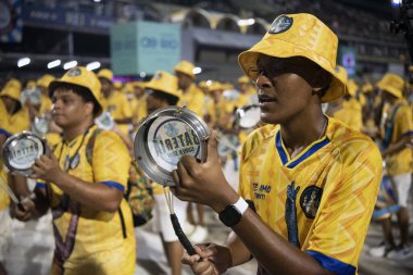 Rio de Janeiro (RJ), 01 / 02 / 2025 - Rio de Janeiro samba okullarının teknik provası: Paraso da Tuiuti, Beija Flor ve Mangueira Sapuca 'da.                                             