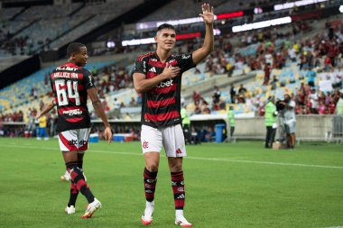 Rio de Janeiro (RJ), 30 / 01 / 2025 - FLAMENGO X SAMPAIO CORREA - Flamengo x Sampaio Correa ile Maracan 'daki Campeonato Carioca maçı.                      