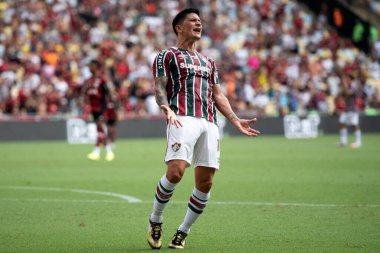 Rio de Janeiro (RJ), 08 / 02 / 2025 - FLUMINENSE X FLAMENGO - Maracana Carioca Şampiyonası için Fluminense x Flamengo arasındaki maç                    