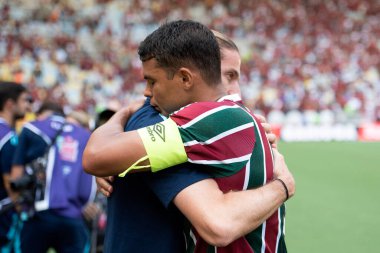 Rio de Janeiro (RJ), 08 / 02 / 2025 - FLUMINENSE X FLAMENGO - Maracana Carioca Şampiyonası için Fluminense x Flamengo arasındaki maç                    