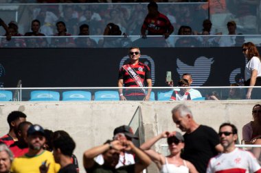 Rio de Janeiro (RJ), 08 / 02 / 2025 - FLUMINENSE X FLAMENGO - Maracana Carioca Şampiyonası için Fluminense x Flamengo arasındaki maç                    