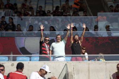 Rio de Janeiro (RJ), 08 / 02 / 2025 - FLUMINENSE X FLAMENGO - Maracana Carioca Şampiyonası için Fluminense x Flamengo arasındaki maç                    