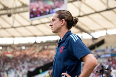 Rio de Janeiro (RJ), 08 / 02 / 2025 - FLUMINENSE X FLAMENGO - Maracana Carioca Şampiyonası için Fluminense x Flamengo arasındaki maç                    