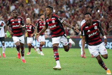 Rio de Janeiro (RJ), 15 / 02 / 2025 - FLAMENGO X VASCO - Maracan 'daki Campeonato Carioca için Flamengo x Vasco ile maç.                          