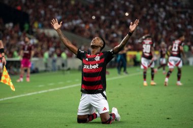 Rio de Janeiro (RJ), 15 / 02 / 2025 - FLAMENGO X VASCO - Maracan 'daki Campeonato Carioca için Flamengo x Vasco ile maç.                          