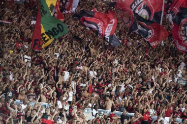 Rio de Janeiro (RJ), 15 / 02 / 2025 - FLAMENGO X VASCO - Maracan 'daki Campeonato Carioca için Flamengo x Vasco ile maç.                          