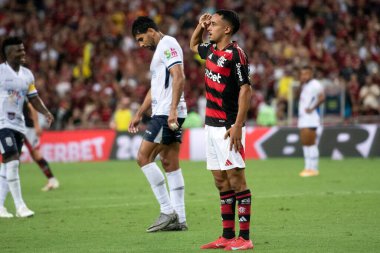 Rio de Janeiro, Rio de Janeiro, Brezilya - 22 Şubat 2025. Flamengo x Marica Carioca Şampiyonası için Maracana Stadyumu 'nda.                          