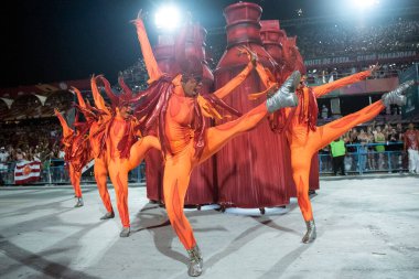Rio de Janeiro, Rio de Janeiro, Brezilya - 23 Şubat 2025. Teknik Prova - Rio Carnivalin Marques de Sapucai.               