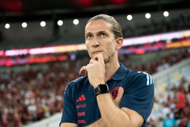 Rio de Janeiro, Rio de Janeiro, Brezilya - 22 Şubat 2025. Flamengo x Marica Carioca Şampiyonası için Maracana Stadyumu 'nda.                          