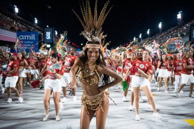 Rio de Janeiro, Rio de Janeiro, Brezilya - 23 Şubat 2025. Teknik Prova - Rio Carnivalin Marques de Sapucai.               