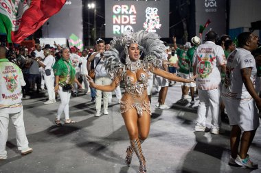 Rio de Janeiro, Rio de Janeiro, Brezilya - 23 Şubat 2025. Teknik Prova - Rio Carnivalin Marques de Sapucai.               