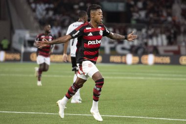 Rio de Janeiro, Rio de Janeiro, Brezilya - 01 Mart 2025. Vasco x Flamengo Nilton Santos Stadyumu 'nda, Carioca Şampiyonası yarı finalinde..                 