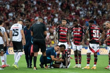 Rio de Janeiro (RJ), 08 / 03 / 2025 - FLAMENGO X VASCO - Maracana 'daki Campeonato Carioca yarı finalinde Flamengo x Vasco ile maç.                         