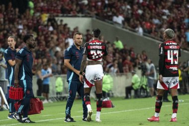 Rio de Janeiro (RJ), 08 / 03 / 2025 - FLAMENGO X VASCO - Maracana 'daki Campeonato Carioca yarı finalinde Flamengo x Vasco ile maç.                         