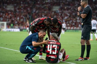 Rio de Janeiro (RJ), 08 / 03 / 2025 - FLAMENGO X VASCO - Maracana 'daki Campeonato Carioca yarı finalinde Flamengo x Vasco ile maç.                         
