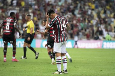 Rio de Janeiro (RJ), 12 / 03 / 2025 - FLUMINENSE X FLAMENGO - Fluminense ve Flamengo, Campeonato Carioca at Maracana                              