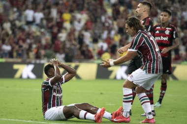Rio de Janeiro (RJ), 12 / 03 / 2025 - FLUMINENSE X FLAMENGO - Fluminense ve Flamengo, Campeonato Carioca at Maracana                              
