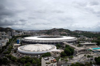 Rio de Janeiro, Rio de Janeiro, Brezilya - 16 Mart 2025. Flamengo x Fluminense Maracan Stadyumu 'nda. Flamengo Carioca Şampiyonu 2025                      