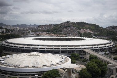 Rio de Janeiro, Rio de Janeiro, Brezilya - 16 Mart 2025. Flamengo x Fluminense Maracan Stadyumu 'nda. Flamengo Carioca Şampiyonu 2025                      