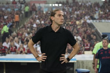 Rio de Janeiro (RJ), 29 / 03 / 2025 - FLAMENGO X INTERNACIONAL - Flamengo ile Maracan 'daki Brezilya Şampiyonası Internacional maçı.             