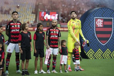 Rio de Janeiro (RJ), 29 / 03 / 2025 - FLAMENGO X INTERNACIONAL - Flamengo ile Maracan 'daki Brezilya Şampiyonası Internacional maçı.             
