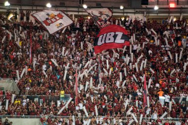 Rio de Janeiro (RJ), 29 / 03 / 2025 - FLAMENGO X INTERNACIONAL - Flamengo ile Maracan 'daki Brezilya Şampiyonası Internacional maçı.             