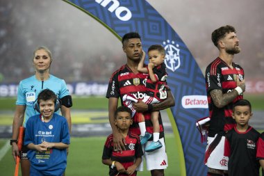 Rio de Janeiro (RJ), 29 / 03 / 2025 - FLAMENGO X INTERNACIONAL - Flamengo ile Maracan 'daki Brezilya Şampiyonası Internacional maçı.             