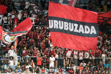 Rio de Janeiro, Rio de Janeiro, Brezilya - 27 Mart 2025. Flamengo x Vasco NBB 'deki Maracanazinho Stadyumu' nda.                      