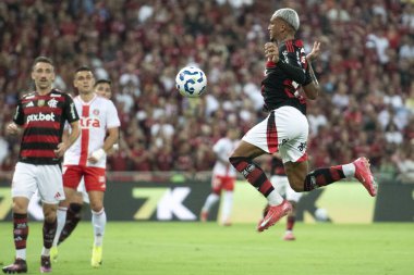 Rio de Janeiro (RJ), 29 / 03 / 2025 - FLAMENGO X INTERNACIONAL - Flamengo ile Maracan 'daki Brezilya Şampiyonası Internacional maçı.             