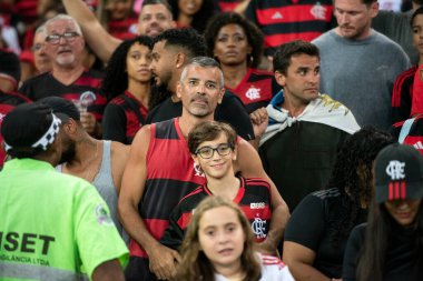 Rio de Janeiro (RJ), 29 / 03 / 2025 - FLAMENGO X INTERNACIONAL - Flamengo ile Maracan 'daki Brezilya Şampiyonası Internacional maçı.             