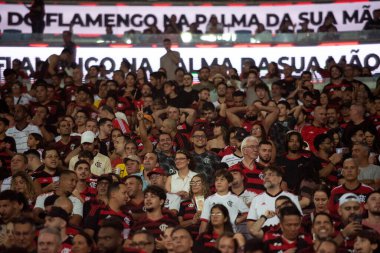 Rio de Janeiro (RJ), 29 / 03 / 2025 - FLAMENGO X INTERNACIONAL - Flamengo ile Maracan 'daki Brezilya Şampiyonası Internacional maçı.             