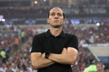 Rio de Janeiro (RJ), 29 / 03 / 2025 - FLAMENGO X INTERNACIONAL - Flamengo ile Maracan 'daki Brezilya Şampiyonası Internacional maçı.             
