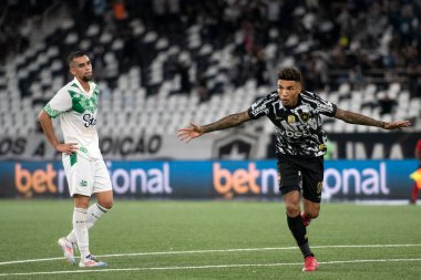 Rio de Janeiro (RJ), 05 / 04 / 2025 - BOTAFOGO X JUVENTUDE - Brezilya Şampiyonası Botafogo x Juventude ile Nilton Santos arasındaki maç.                     