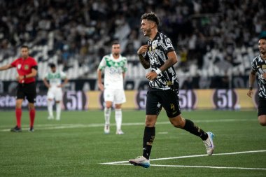Rio de Janeiro (RJ), 05 / 04 / 2025 - BOTAFOGO X JUVENTUDE - Brezilya Şampiyonası Botafogo x Juventude ile Nilton Santos arasındaki maç.                     