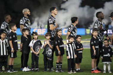 Rio de Janeiro (RJ), 05 / 04 / 2025 - BOTAFOGO X JUVENTUDE - Brezilya Şampiyonası Botafogo x Juventude ile Nilton Santos arasındaki maç.                     