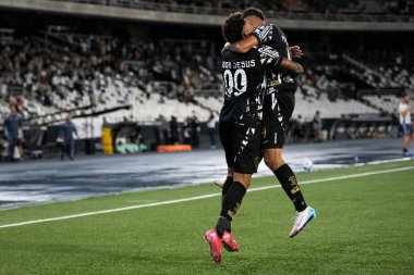 Rio de Janeiro (RJ), 05 / 04 / 2025 - BOTAFOGO X JUVENTUDE - Brezilya Şampiyonası Botafogo x Juventude ile Nilton Santos arasındaki maç.                     