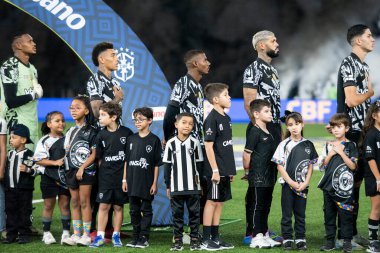 Rio de Janeiro (RJ), 05 / 04 / 2025 - BOTAFOGO X JUVENTUDE - Brezilya Şampiyonası Botafogo x Juventude ile Nilton Santos arasındaki maç.                     