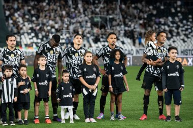 Rio de Janeiro (RJ), 05 / 04 / 2025 - BOTAFOGO X JUVENTUDE - Brezilya Şampiyonası Botafogo x Juventude ile Nilton Santos arasındaki maç.                     
